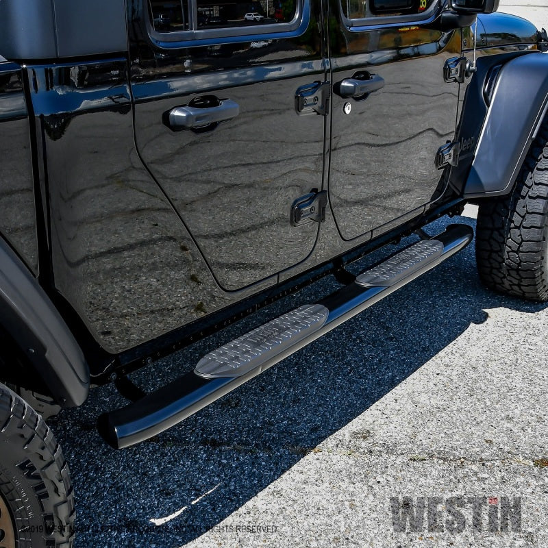 Westin Jeep Gladiator PRO TRAXX 5 WTW Oval Nerf Step Bars - Black
