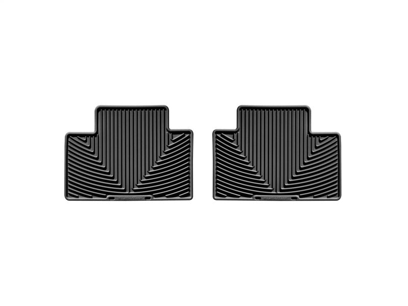 WeatherTech Toyota Tacoma Crew Cab Rear Rubber Mats - Black