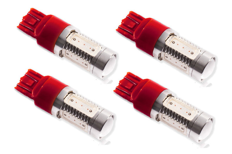 Diode Dynamics 7443 LED Bulb HP11 LED - Red Set of 4