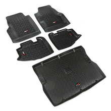 Load image into Gallery viewer, Rugged Ridge Floor Liner Front/Rear/Cargo Black 1997-2006 Jeep Wrangler TJ