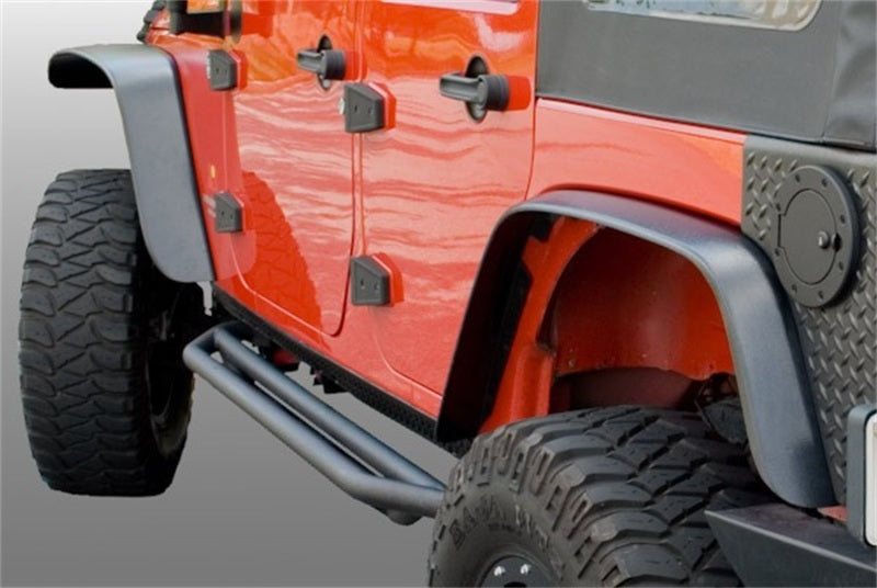 Rugged Ridge All Terrain Flat Fender Flare Kit Jeep Wrangler