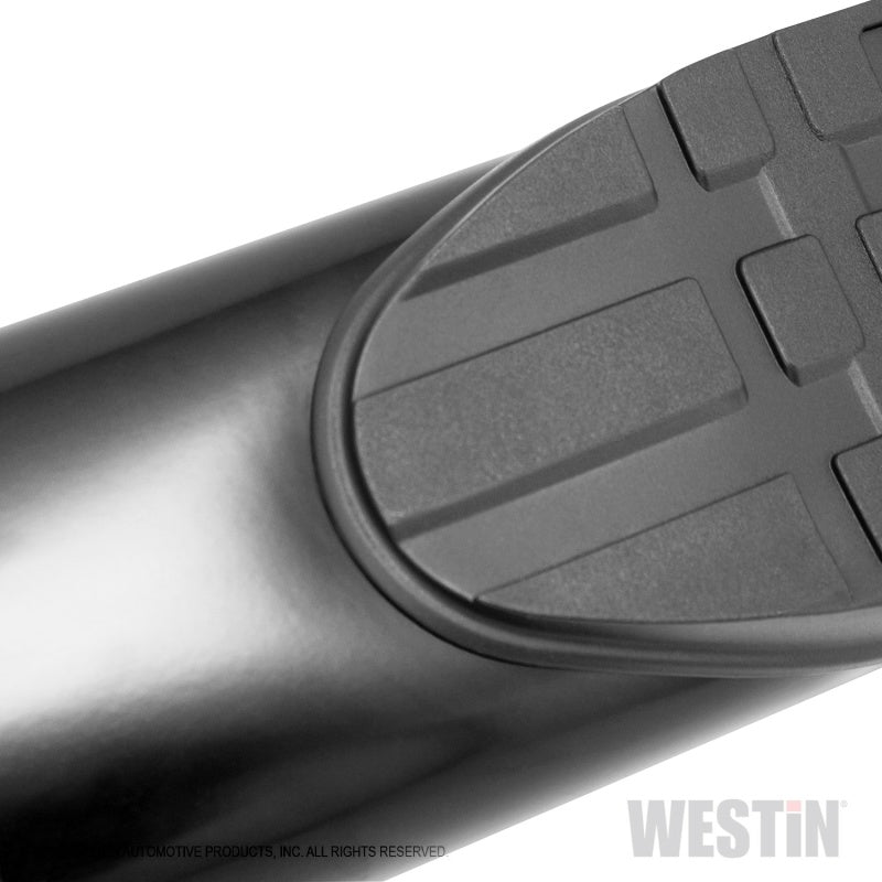 Westin 19+ Chevrolet Silverado/GMC Sierra 1500 Double Cab PRO TRAXX 5 Oval Nerf Step Bars - Black