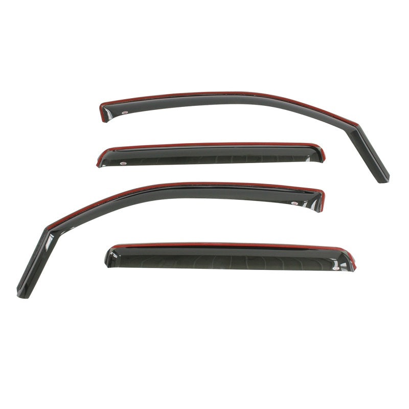 Westin Toyota Tacoma Double Cab 4dr Wade In-Channel Wind Deflector 4pc - Smoke
