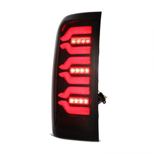 Load image into Gallery viewer, AlphaRex 14-19 Chevy Silverado 1500 Luxx-Series LED Tail Lights Black/Red w/Activ Light/Seq Signal