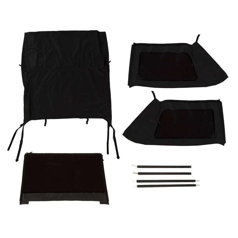 Rugged Ridge Montana Top Bowless Black Diamond Jeep Wrangler JK 2-Dr