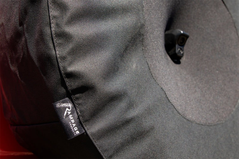 Rampage Jeep Wrangler(JL) Sport 2-Door Tire Cover w/Camera Slot 37in - Black