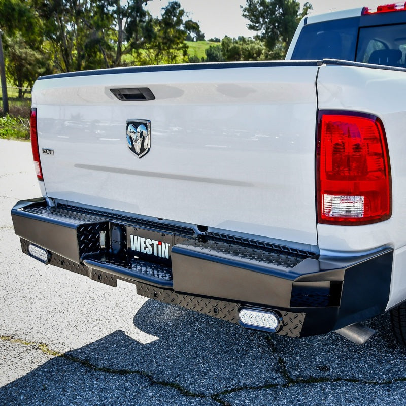 Westin 09+ Ram 1500 HDX Bandit Rear Bumper - Black