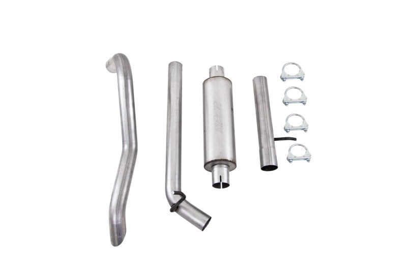 MBRP Jeep Wrangler/Rubicon 3.6L V6 Cat Back Single Rear Exit Off-Road Alum Exhaust