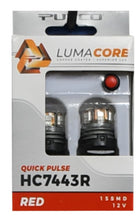Load image into Gallery viewer, Putco LumaCore 7443 Red - Pair (x3 Strobe w/ Bright Stop)