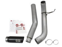 Load image into Gallery viewer, aFe LARGE BORE HD 5in DPF-Back SS Exhaust w/ Black Tip 2016 Nissan Titan 5.0L V8 (td) CC SB
