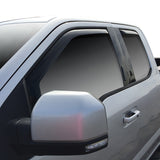 Westin Ford F-150 SuperCab Wade In-Channel Wind Deflector 4pc - Smoke