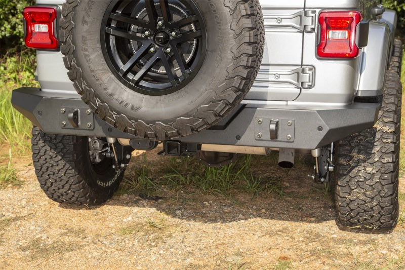 Rugged Ridge Spartan Rear Bumper Full Width Jeep Wrangler JL