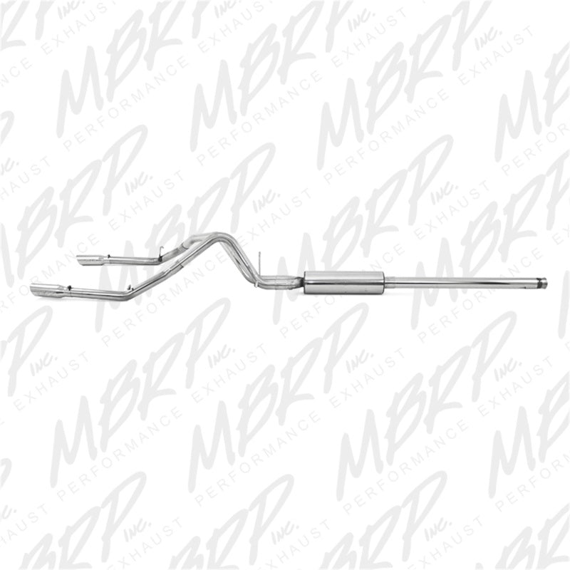 MBRP Chevy/GMC 1500 Silverado/Sierra 4.3L V6/5.3L V8 Dual Split Rear T409 3in Cat Back Exhaust