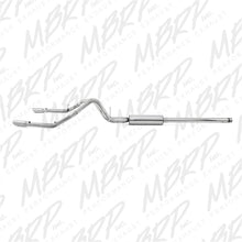 Load image into Gallery viewer, MBRP Chevy/GMC 1500 Silverado/Sierra 4.3L V6/5.3L V8 Dual Split Rear T409 3in Cat Back Exhaust