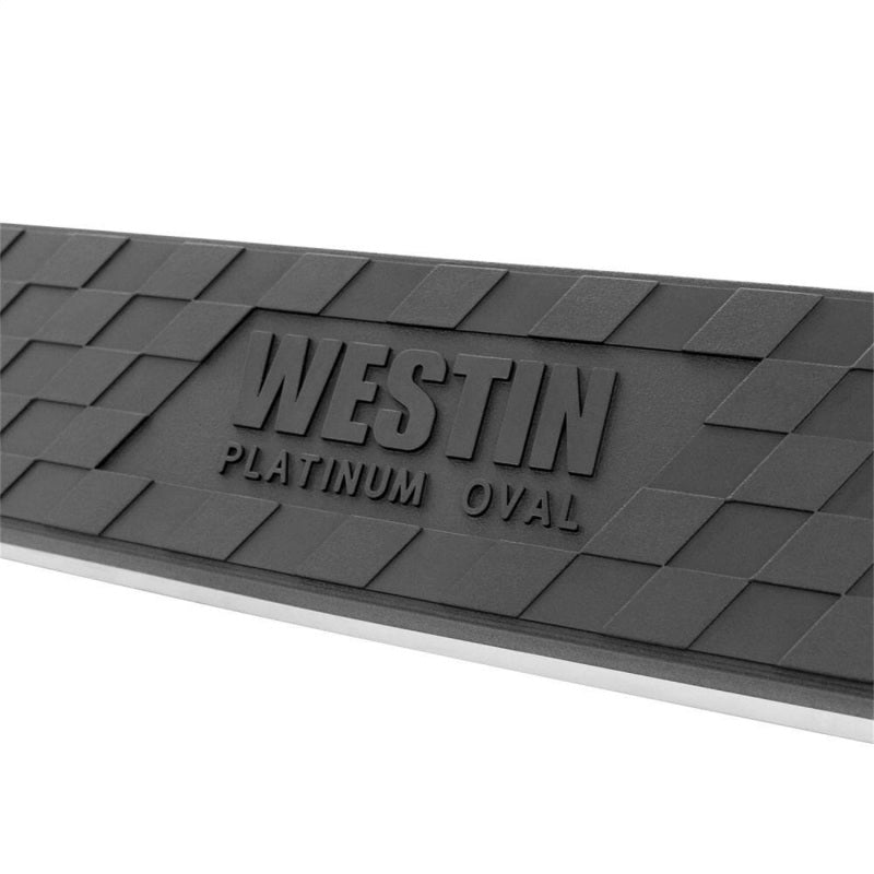 Westin 2005+ Toyota Tacoma Double Cab Platinum 4 Oval Nerf Step Bars - SS