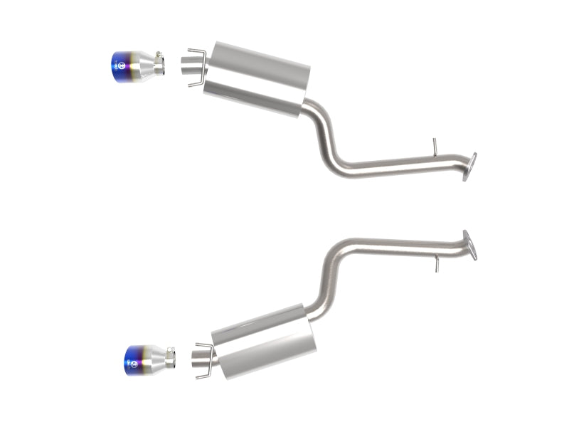 aFe Lexus IS350 2014+ V6-3.5L Takeda Axle-Back Exhaust System- Blue Tip