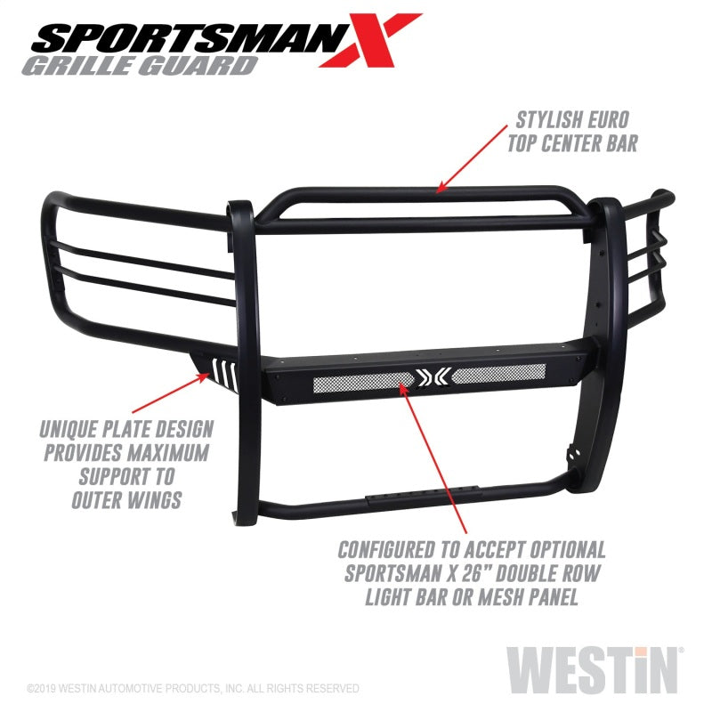 Westin 15+ Ford F150 Sportsman X Grille Guard - Textured Black