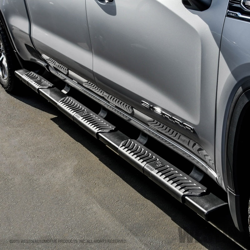 Westin Chevrolet Silverado/Sierra 1500 Crew Cab (6.5ft) R5 Modular Nerf Step Bars - Black