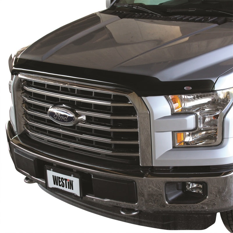 Westin 2015+ Ford F-150 Wade Platinum Bug Shield - Smoke