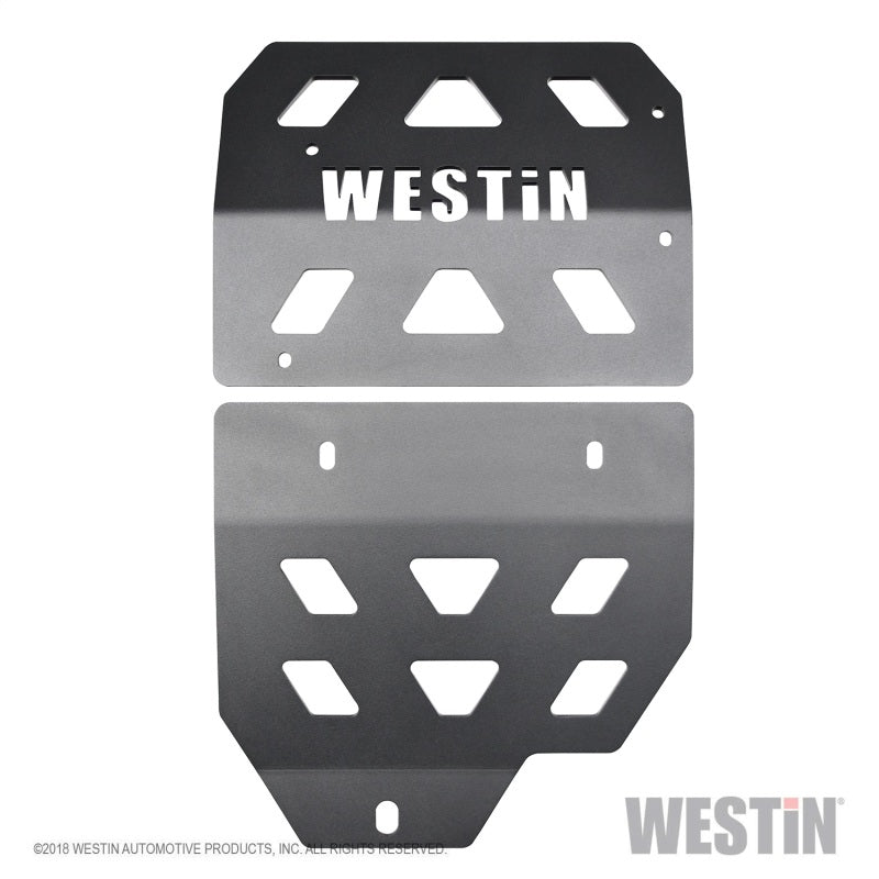Westin 18+ Jeep Wrangler JL Transmission Pan Skid Plate