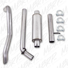 Load image into Gallery viewer, MBRP Jeep Wrangler (JK) 3.8L V6 4 dr Off-Road Tail Pipe Muffler before Axle