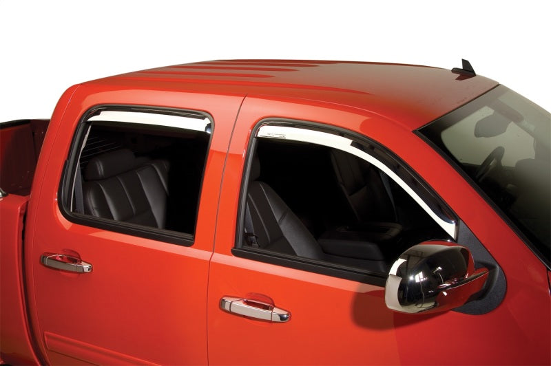 Putco 14-14 Chevrolet Silverado HD - Standard Cab Element Chrome Window Visors