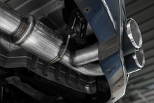 Load image into Gallery viewer, MBRP Nissan GTR 3.8L Stainless Steel 3.5in Cat-Back, Dual Split Rear Quad Carbon Tips