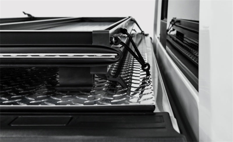 Access LOMAX Tri-Fold Cover Black Urethane Finish 2020+ Jeep Gladiator - 5ft Bed