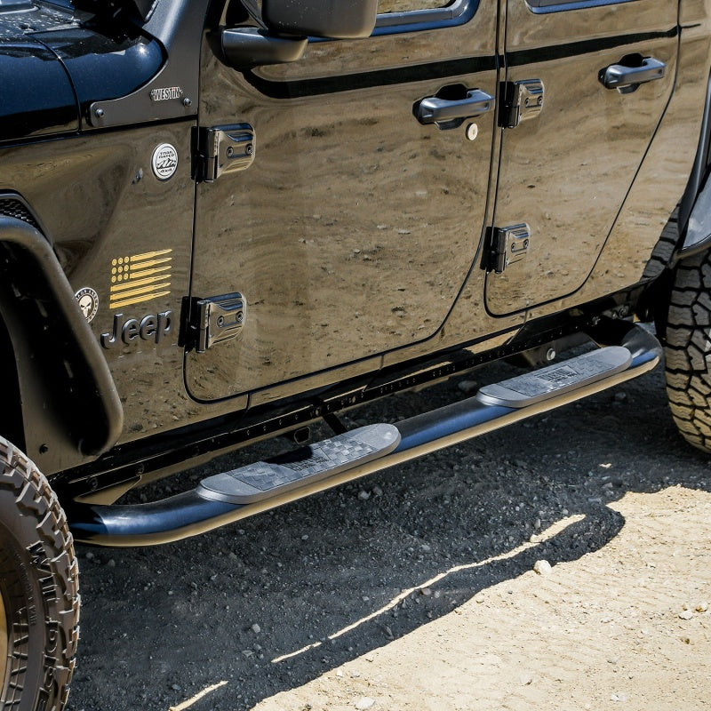 Westin Jeep Gladiator Platinum 4 Oval Nerf Step Bars - Black