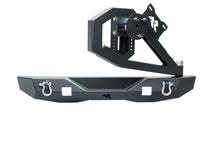 Load image into Gallery viewer, Rugged Ridge Jeep Wrangler (JK/JKU) XOR Rear Bumper w/Swing Out Tire Carrier - Tex. Blk