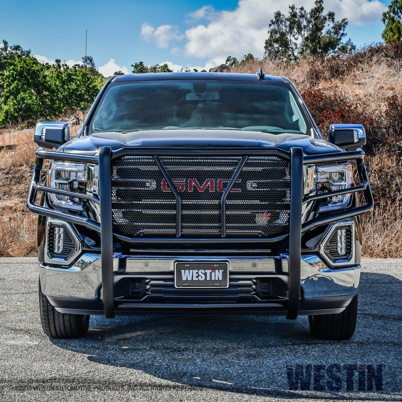 Westin 19+ GMC Sierra 1500 HDX Grille Guard - Black