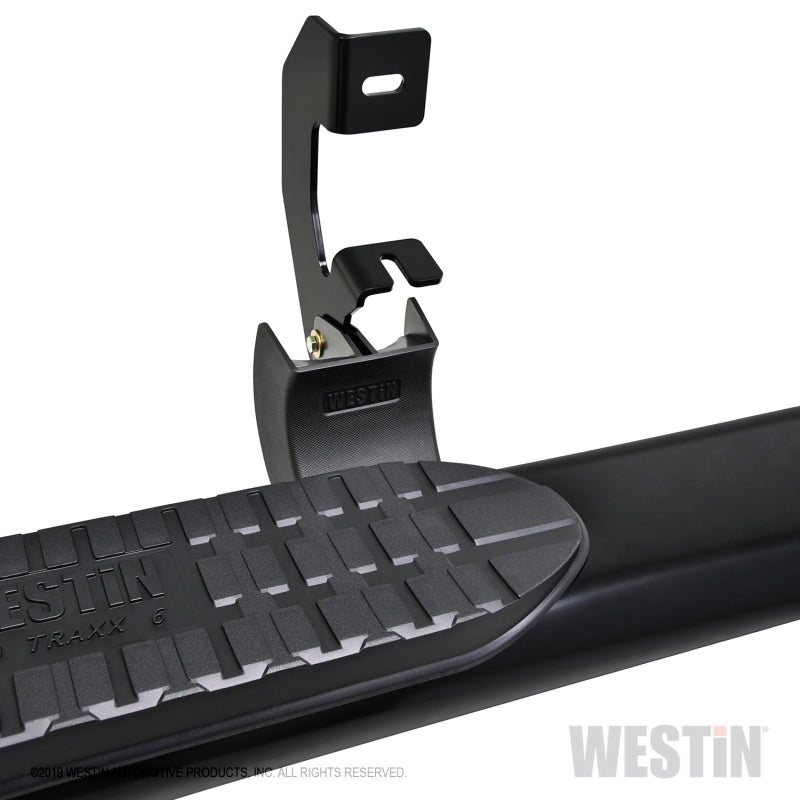 Westin 19+ Chevrolet Silverado Crew Cab PRO TRAXX 6 Oval Nerf Step Bars - Black