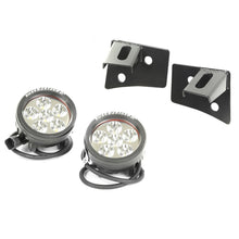 Load image into Gallery viewer, Rugged Ridge Jeep Wrangler JK Round Windshield LED Light Kit w/ Brackets