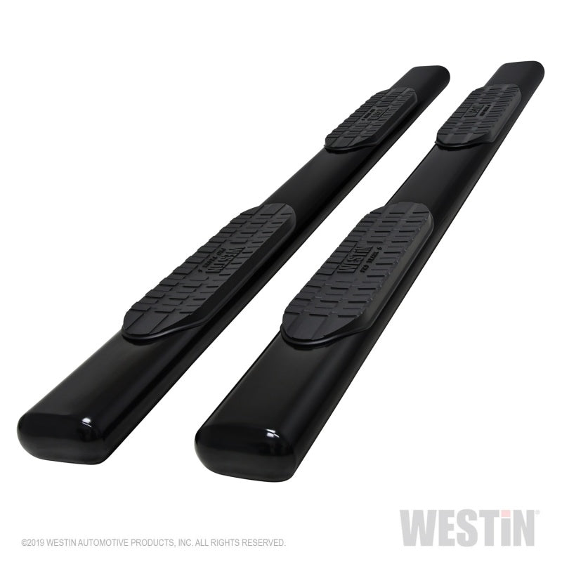 Westin 19+ Chevrolet Silverado Crew Cab PRO TRAXX 6 Oval Nerf Step Bars - Black