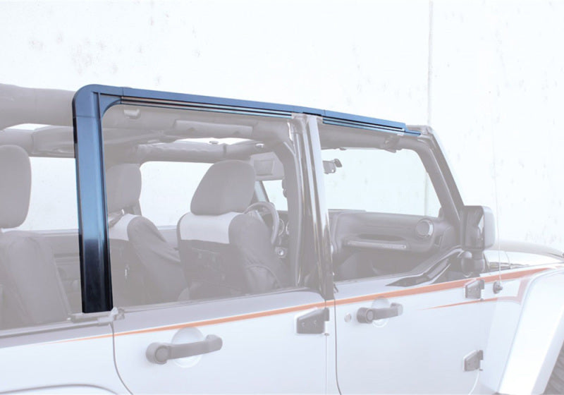 Rampage Jeep Wrangler(JK) Unlimited Door Surround Kit - Black