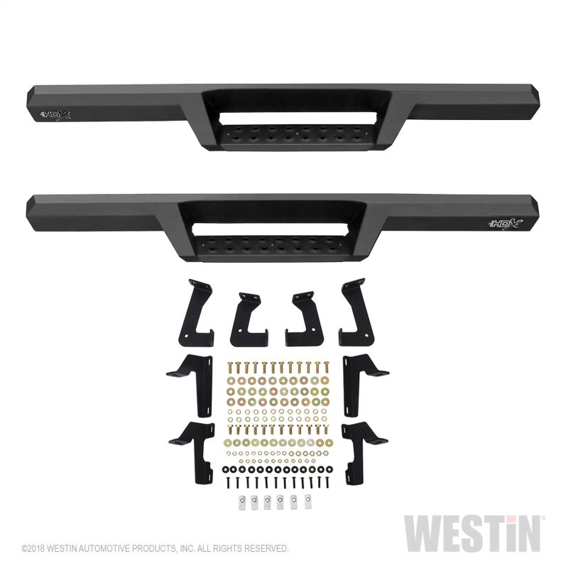 Westin 18+ Jeep Wrangler JL 2DR HDX Drop Nerf Step Bars - Textured Black