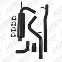 Load image into Gallery viewer, MBRP Jeep Wrangler/ Rubicon 3.6L Cat Back Single Rear Exit Black Exhaust