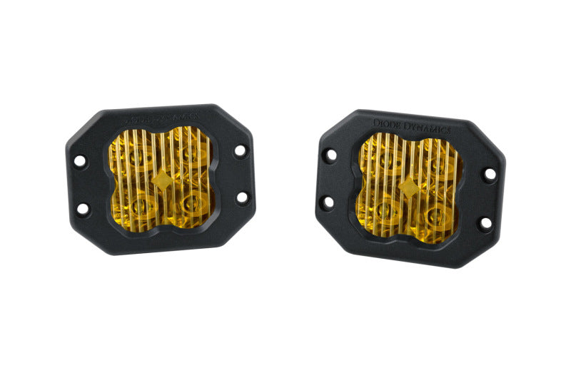 Diode Dynamics SS3 Sport ABL - Yellow Driving Flush (Pair)