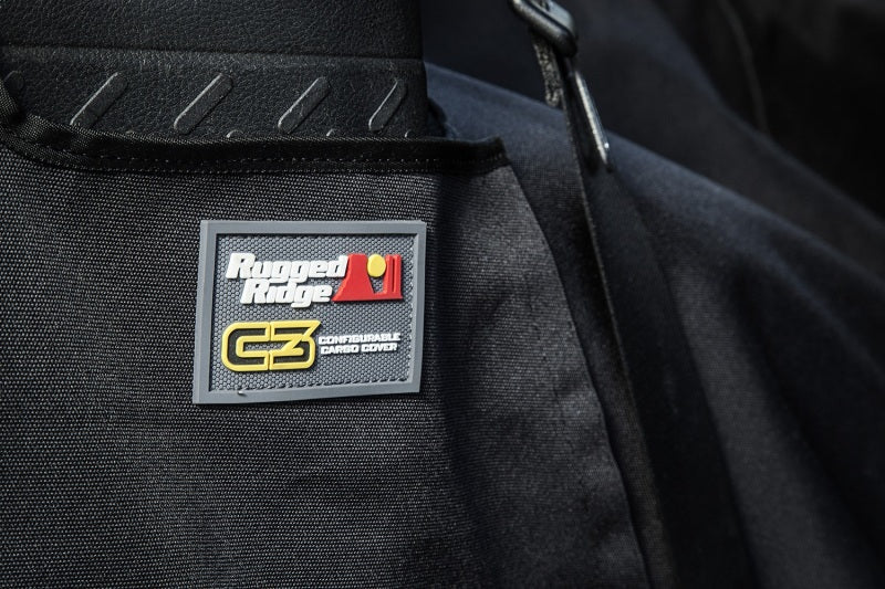 Rugged Ridge C3 Cargo Cover W/O Subwoofer Jeep Wrangler JK 2 Door