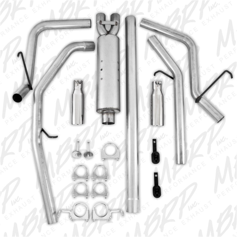 MBRP Dodge Ram Hemi 1500 5.7L SC/CC-SB Cat Back Dual Split Rear