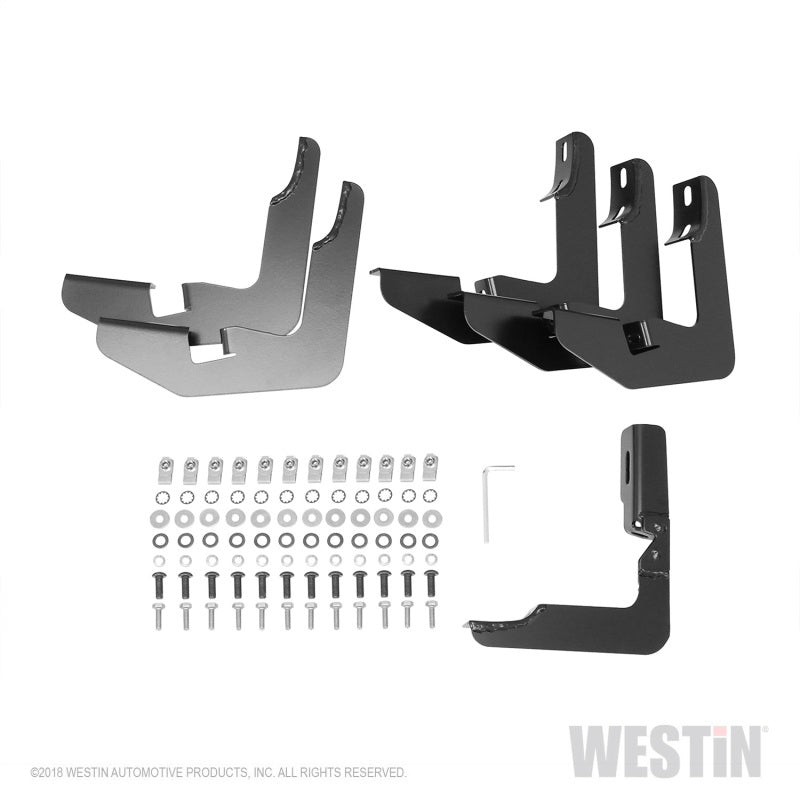 Westin  Ford F-150 SuperCrew PRO TRAXX 5 Oval Nerf Step Bars - Black