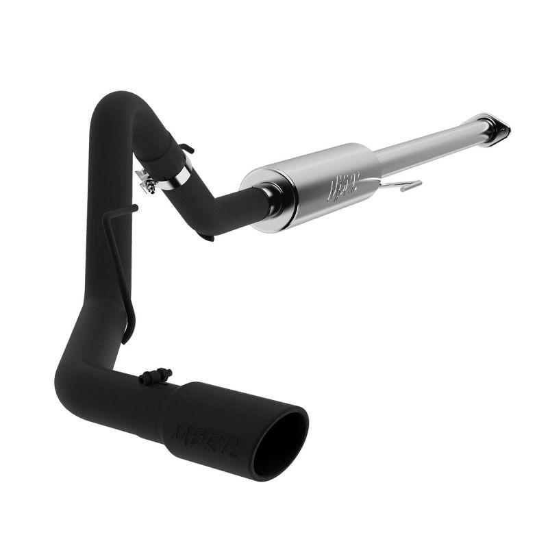 MBRP Ford F-150 2.7L / 3.5L EcoBoost 3in Cat Back Single Side Black Exhaust System