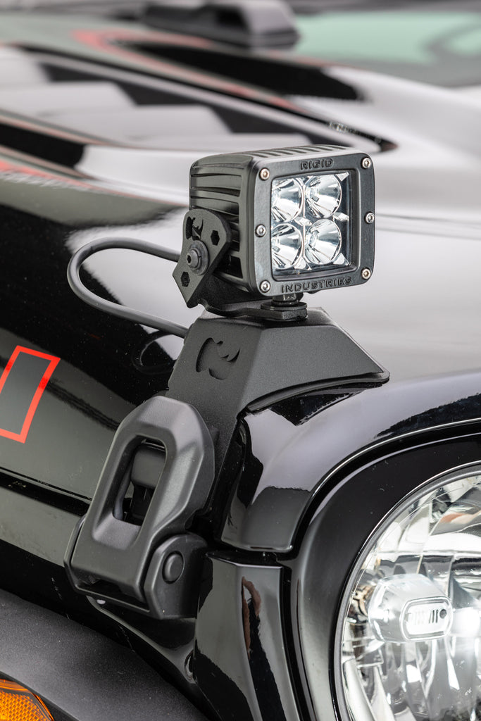 Go Rhino Jeep Wrangler JL/JLU/Gladiator JT Light Mount - 3in Cube