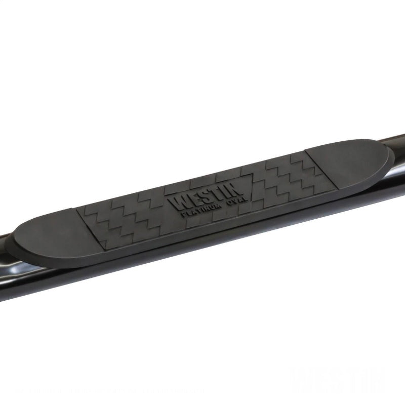 Westin 15+ Chevy Silverado 25/3500 Dbl Cab(6.5ft)/Dually (8ft) Platinum 4 Oval WTW Nerf Step Bars - Blk