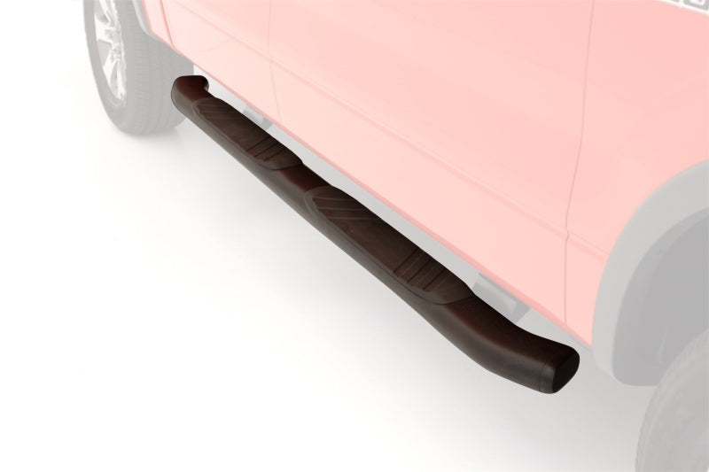 Lund Chevy Silverado 1500 Ext. Cab (Excl. 11-17 Diesel Model) 5in. Oval Bent Nerf Bars - Black