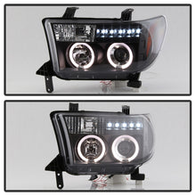 Load image into Gallery viewer, Spyder Toyota Tundra 07-133 Projector Headlights LED Halo LED Blk PRO-YD-TTU07-HL-BK