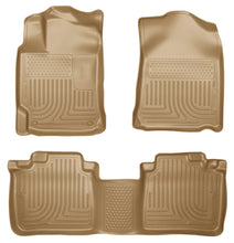 Load image into Gallery viewer, Husky Liners 10-13 Lexus RX350/RX450h WeatherBeater Tan Front &amp; 2nd Seat Floor Liners