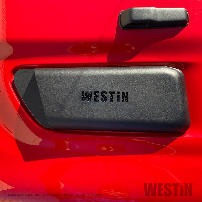 Westin 18+ Jeep Wrangler JL 2dr LED Hood Scoops - Textured Black