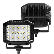Load image into Gallery viewer, Go Rhino Xplor Bright Series Sideline Cube LED Flood Light Kit (Surface Mount) 4x3 - Blk (Pair)