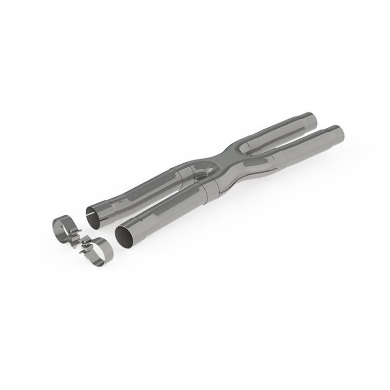 MBRP Ford Mustang GT 2.5in Resonator Delete X-Pipe - T409